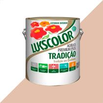 Tinta latex lukscolor tradicao acrilico fosco 3600ml pessego
