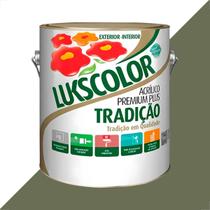 Tinta latex lukscolor tradicao acrilico fosco 3600ml verde musgo Tinta latex lukscolor tradicao acrilico fosco 3600ml verde musgo