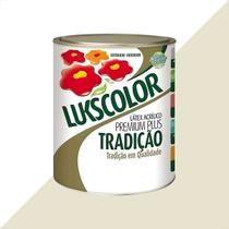 Tinta latex lukscolor tradicao acrilico fosco 900ml algodao egipcio
