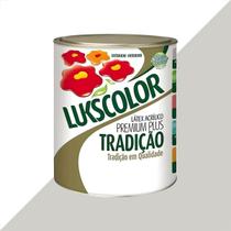 Tinta latex lukscolor tradicao acrilico fosco 900ml cromio