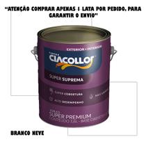 Tinta látex super premium suprema 3,6l ciacollor cores