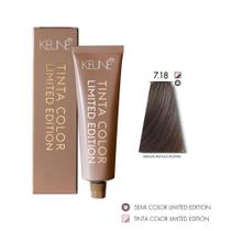 Tinta Limited Color Keune 7.18 Medium Metallic Blonde 60ml