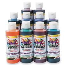 Tinta líquida em aquarela S&S Worldwide Color Splash! 10 cores
