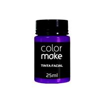 Tinta Líquida Facial Secagem Rápida Color Make Halloween Carnaval Vermelho Laranja Preto Branco Roxo - Colormake