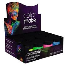 Tinta Líquida Fluorescente Facial Caixa sortida com 12 - Color Make