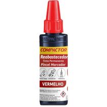 Tinta Marcador Permanente Reabastecedor 030 Vermelho CX com 12