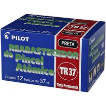 Tinta marcador permanente reabastecedor 037ml preto pilot