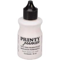 Tinta Marcador Permanente Reabastecedor 040Ml Preto
