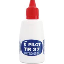 Tinta Marcador Permanente Reabastecedor 37ML Vermelho - Caixa com 12 Unidades