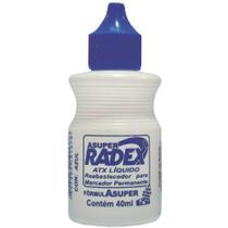 Tinta Marcador Permanente Reabastecedor 40ML Azul CX com 12