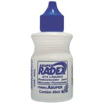 Tinta Marcador Permanente Reabastecedora ATX 40ML Azul - Caixa com 12 Unidades
