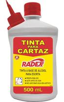 Tinta Marcador Permanente Vermelho Refil Cartaz 500ml. Radex