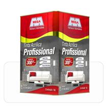 Tinta Mega Profissional Branca 18L Fosco Econômica