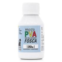 Tinta Mega PVA Fosca Branca 100ml - Gato Preto Tinta Mega PVA Fosca Branca 100ml - Gato Preto