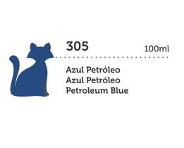 Tinta Mega PVA Metalica Azul Petróleo 100ml Gato Preto Tinta Mega PVA Metalica Azul Petróleo 100ml Gato Preto