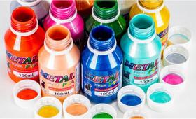 Tinta Mega PVA Metalica Branco 100ml Gato Preto Tinta Mega PVA Metalica Branco 100ml Gato Preto