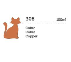 Tinta Mega PVA Metalica Cobre 100ml Gato Preto Tinta Mega PVA Metalica Cobre 100ml Gato Preto