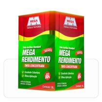 Tinta Mega Rendimento Branca 18L Acrílica Fosco Standard Rende Mais Tinta Mega Rendimento Branca 18L Acrílica Fosco Standard Rende Mais