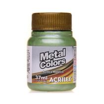 Tinta Metal Colors Acrilex - Verde Musgo - 37Ml