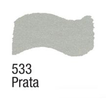 Tinta Metal Colors Acrílica Metálica 37ml - Acrilex 533 - Prata