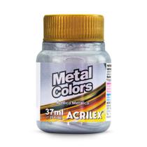 Tinta Metal Colors Acrylic 37ml Acrilex (Acrilica Metálica) ref. 03640