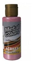 Tinta Metal Colors ROSE GOLD 499 ACRILEX - 60ml