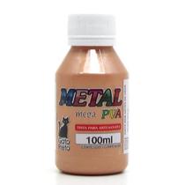 Tinta Metal Mega PVA Metálica 100ml - Gato Preto