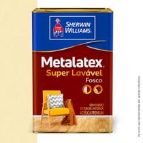 Tinta metalatex super lavável fosco lata - sherwin-williams - perola - 18lts.