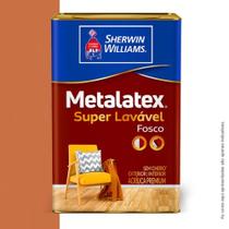 Tinta metalatex super lavável fosco lata - sherwin-williams - terracota - 18 lts. - Sherwin Williams