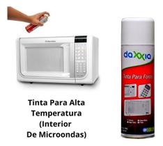 Tinta microondas spray 300ml branco interno e externo daxxia