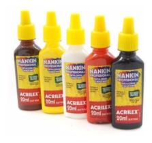 Tinta Nankin Profissional 20ml Acrilex C/9 Cores