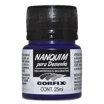 Tinta Nanquim 25ml 325 - Azul Ultramar Corfix Pronto p/ Uso Tinta Nanquim 25ml 325 - Azul Ultramar Corfix Pronto p/ Uso