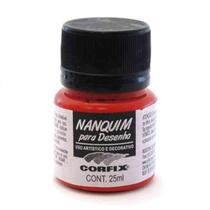 Tinta Nanquim Colorida Corfix 313 Vermelho Fogo 25Ml