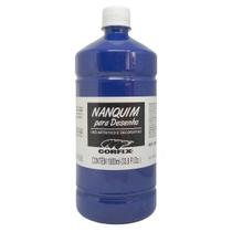 Tinta Nanquim Corfix 325 Azul Ultramar 1000Ml