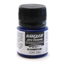 Tinta Nanquim Corfix 325 Azul Ultramar 25ml