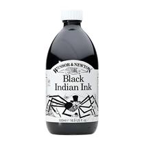 Tinta Nanquim Indian Ink Winsor & Newton Preta 500ml