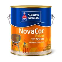 Tinta Novacor Extra Semi-Brilho Gelo - Galão 3,6 Litros - Sw - SHERWIN WILLIAMS