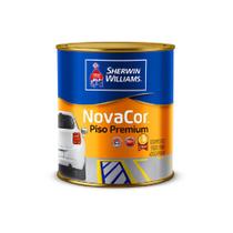 Tinta novacor piso premium fosco vermelho segurança 900ml
