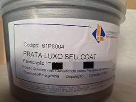 Tinta Offset Prata Luxo Sun Chemical embalagem com 2 kgs