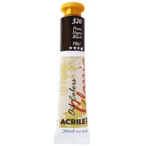 Tinta Óleo 20ml Classic 320 Preto Acrilex