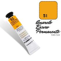 Tinta Óleo 20ml G1 051 Amarelo Escuro Permanente Corfix