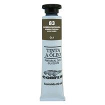 Tinta Óleo 20ml G1 083 Sombra Queimada Corfix Tinta Óleo 20ml G1 083 Sombra Queimada Corfix