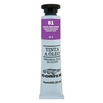 Tinta Óleo 20ml G2 081 Violeta Permanente Corfix Tinta Óleo 20ml G2 081 Violeta Permanente Corfix