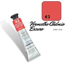 Tinta Óleo 20ml G3 043 Vermelho Cadmio Escuro Corfix