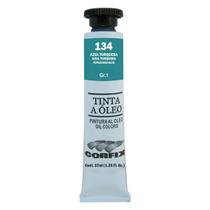 Tinta Oleo 37ml G1 Azul Turquesa 134 p/ Tela Tinta Oleo 37ml G1 Azul Turquesa 134 p/ Tela