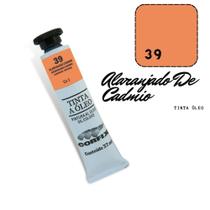 Tinta Óleo 37ml G3 039 Alaranjado de Cadmio Corfix