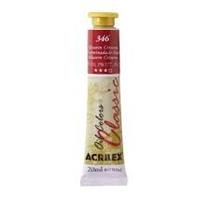 Tinta óleo Acrilex alizarin crimson 346 20ml