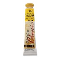 Tinta óleo Acrilex amarelo de cádmio 324 20ml Tinta óleo Acrilex amarelo de cádmio 324 20ml