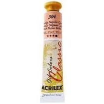Tinta óleo Acrilex amarelo nápoles carne 304 20ml Tinta óleo Acrilex amarelo nápoles carne 304 20ml