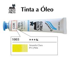 Tinta Óleo Amarelo Claro 1003 Gato Preto - GATTO PRETO